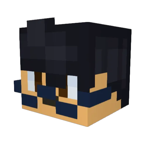 Soulplay23 Minecraft avatar head, 3D render