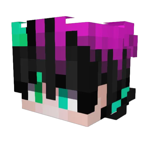 SoulreaverKnight Minecraft avatar head, 3D render