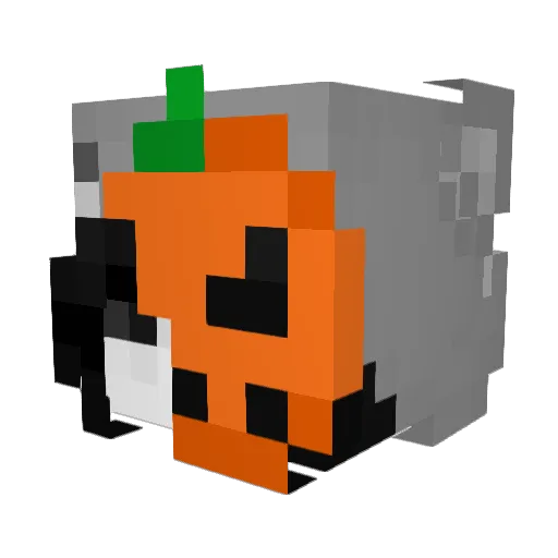 Soultera Minecraft avatar head, 3D render