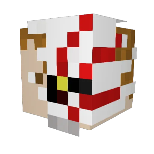 SouluReapers Minecraft avatar head, 3D render