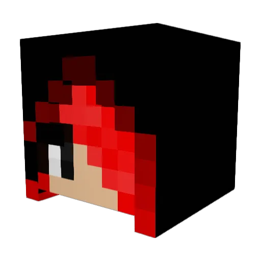 Soulwind22 Minecraft avatar head, 3D render