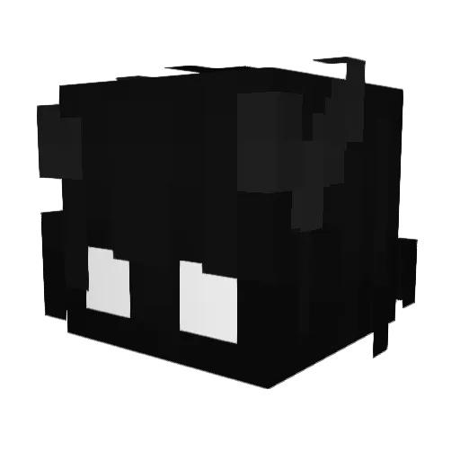 SoulyVT Minecraft avatar head, 3D render