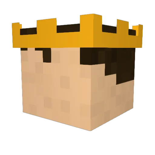 Soulyvahn Minecraft avatar head, 3D render