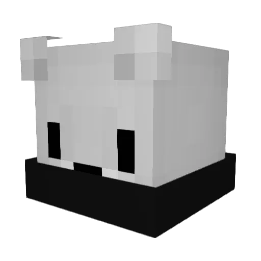 SoundSZN Minecraft avatar head, 3D render