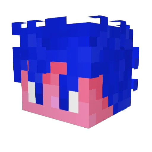 Soundbreaker06 Minecraft avatar head, 3D render