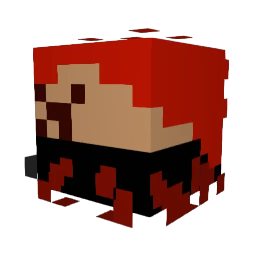 Soundcube32 Minecraft avatar head, 3D render
