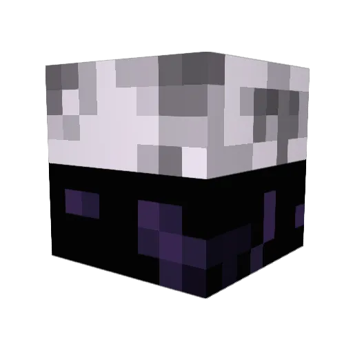 Soundlesss Minecraft avatar head, 3D render