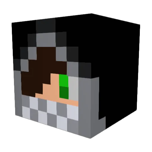 SoundsFunnyBro Minecraft avatar head, 3D render