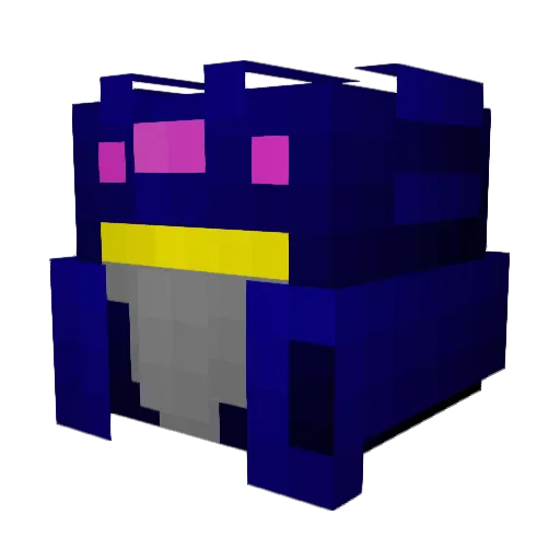 Soundwave1700 Minecraft avatar head, 3D render