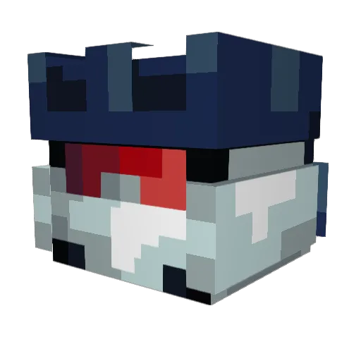 Soundwave456 Minecraft avatar head, 3D render