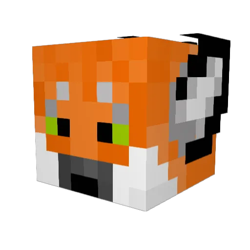 Soundwave857 Minecraft avatar head, 3D render