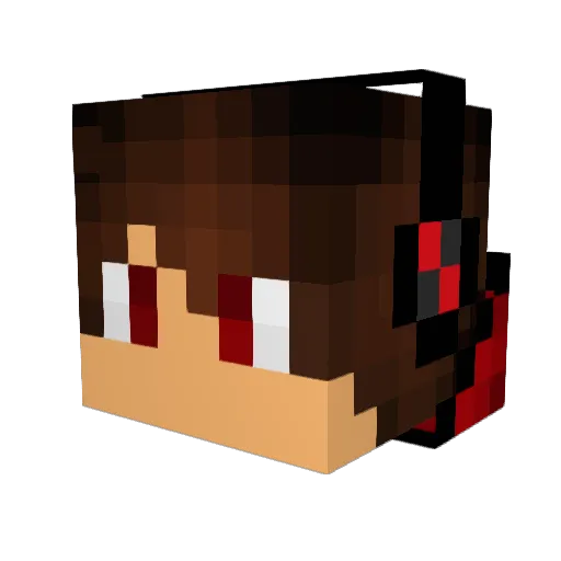 Soundwave__ Minecraft avatar head, 3D render