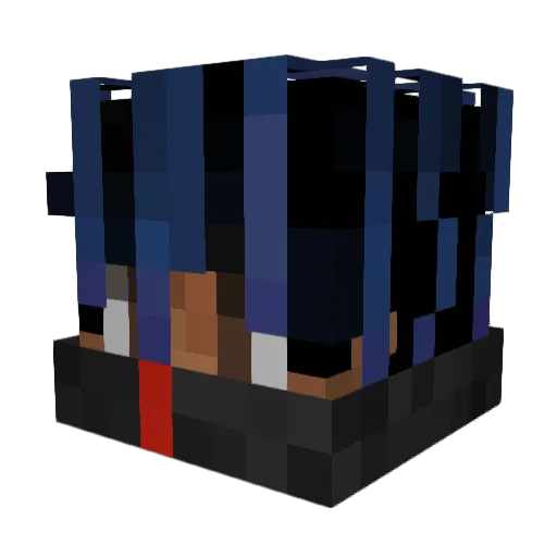 Soundwavekidd Minecraft avatar head, 3D render