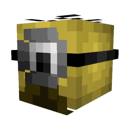 Soundze Minecraft avatar head, 3D render