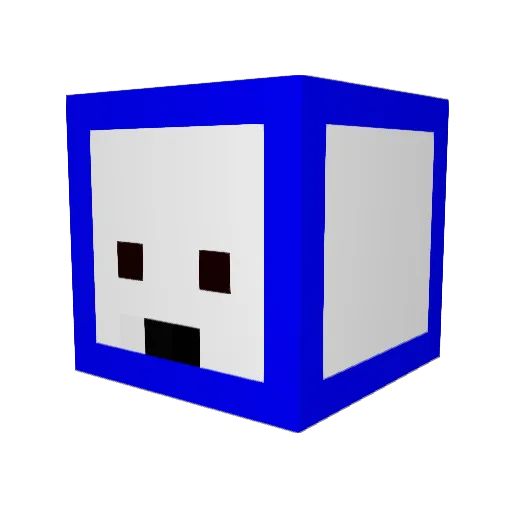 SoupChef252 Minecraft avatar head, 3D render