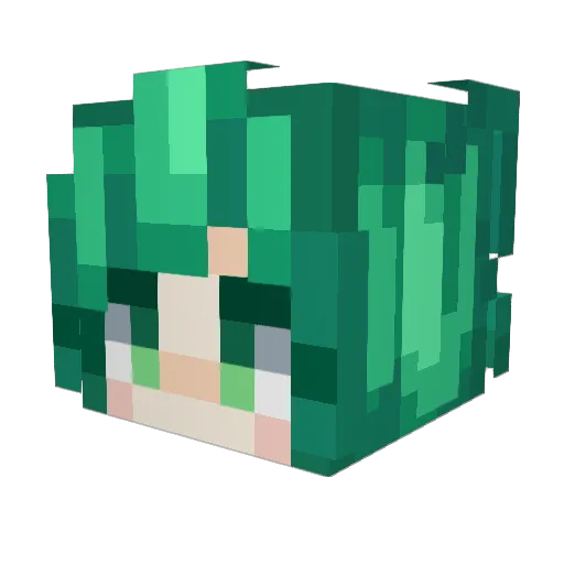 SoupHam Minecraft avatar head, 3D render
