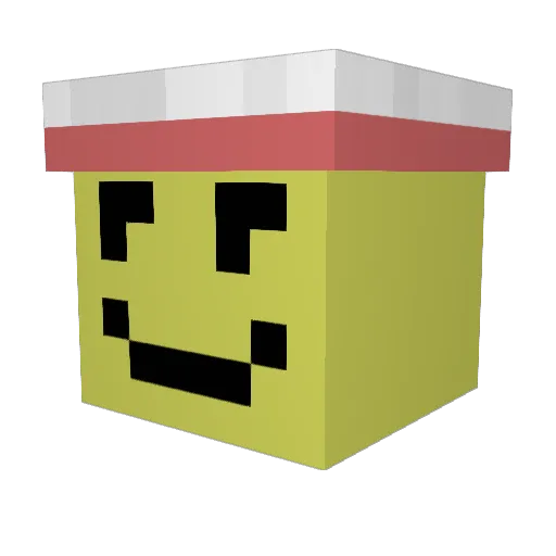 SoupReeSpill Minecraft avatar head, 3D render