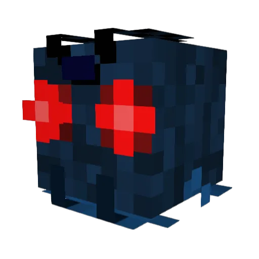 SoupSnek Minecraft avatar head, 3D render
