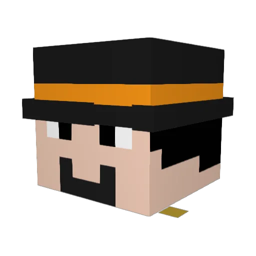 Soup_MC Minecraft avatar head, 3D render