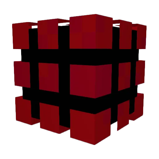 SouperBadger Minecraft avatar head, 3D render