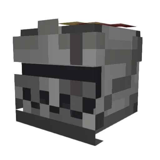Souphaaat Minecraft avatar head, 3D render