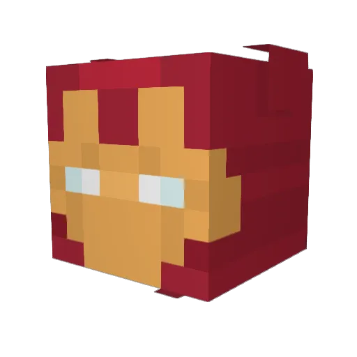 SoupyStreetTaco Minecraft avatar head, 3D render