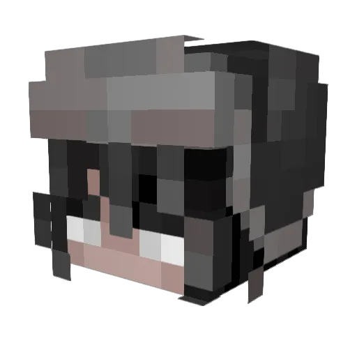 Soupy_Rxve Minecraft avatar head, 3D render