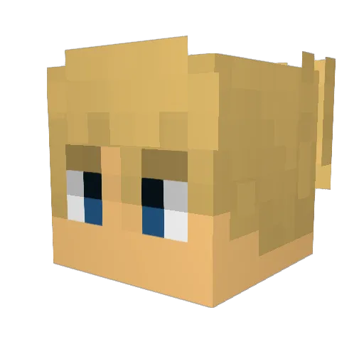 SoupyyyDE Minecraft avatar head, 3D render