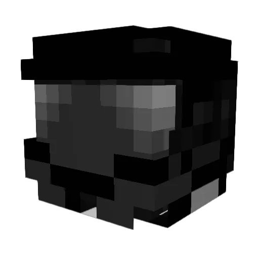SourFoil42 Minecraft avatar head, 3D render