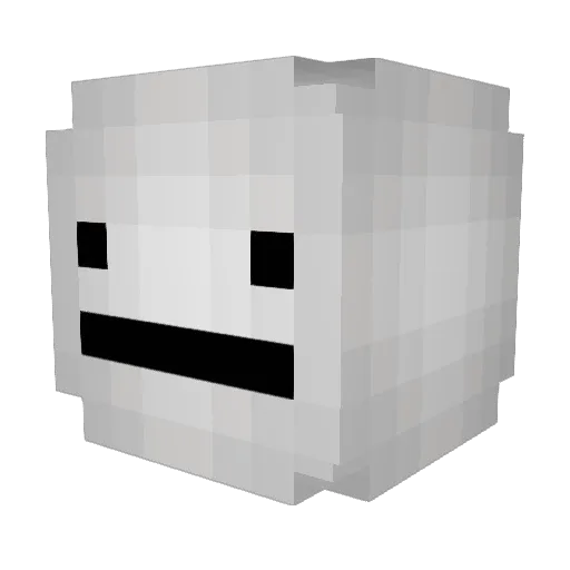 Sour_8 Minecraft avatar head, 3D render