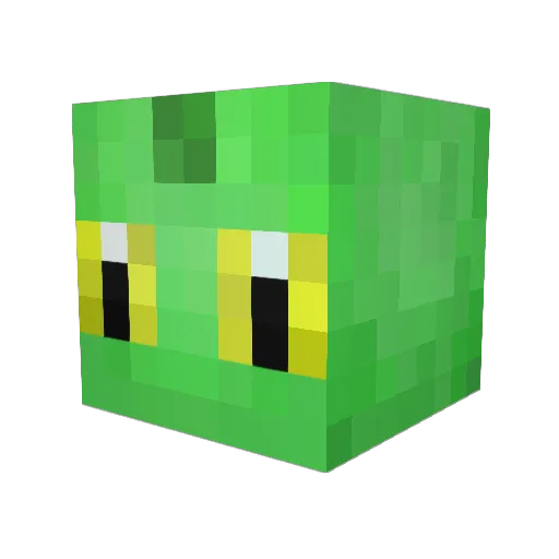 Sour_Rex Minecraft avatar head, 3D render
