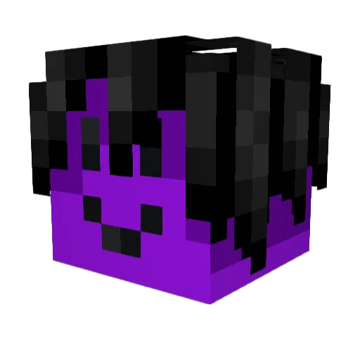 Sour_z Minecraft avatar head, 3D render