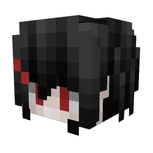 SourceYuan Minecraft avatar head, 3D render
