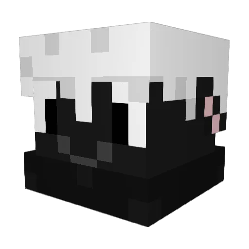 Sourcube Minecraft avatar head, 3D render