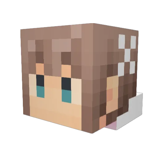 Souren37 Minecraft avatar head, 3D render