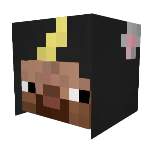 SourexBratan Minecraft avatar head, 3D render