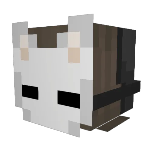Souris_Feroce Minecraft avatar head, 3D render