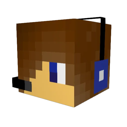 Sourpatchkid2844 Minecraft avatar head, 3D render