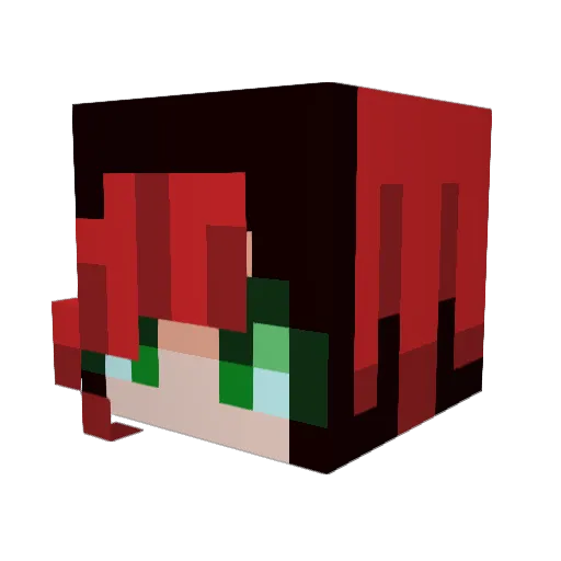 Sous_star Minecraft avatar head, 3D render