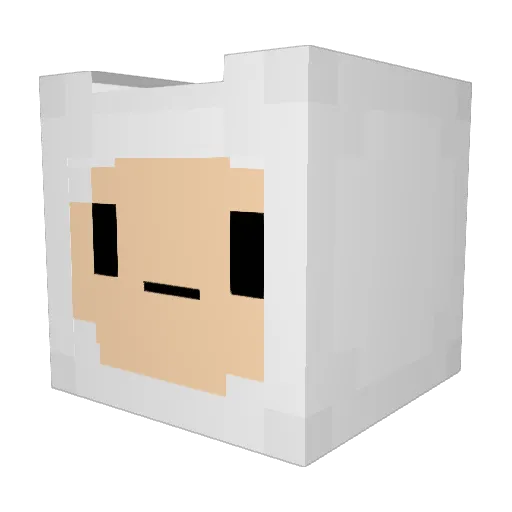Sousuke0430 Minecraft avatar head, 3D render