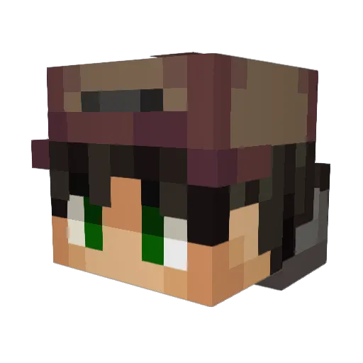 Souta_Asanari Minecraft avatar head, 3D render