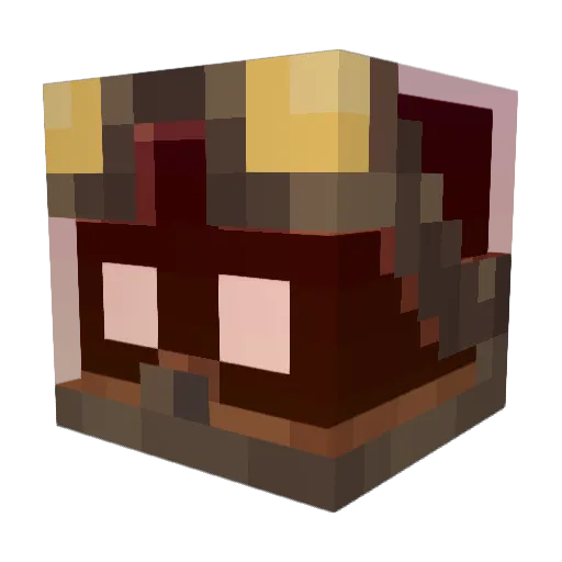 Souter_ Minecraft avatar head, 3D render