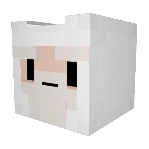 SouthPaw048 Minecraft avatar head, 3D render