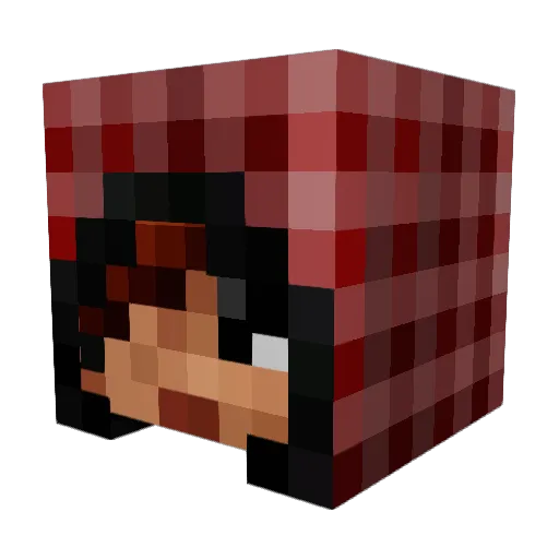 SouthWestGangsta Minecraft avatar head, 3D render