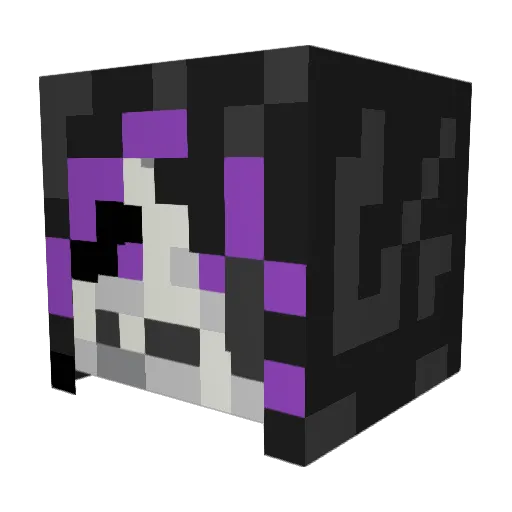 South_Brain Minecraft avatar head, 3D render