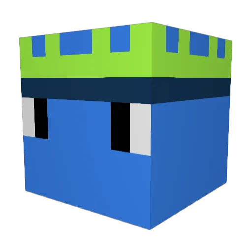 SouthernKs Minecraft avatar head, 3D render