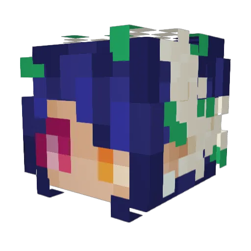 SouthernWhisp Minecraft avatar head, 3D render