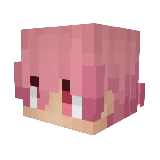 Southern_Pixel Minecraft avatar head, 3D render