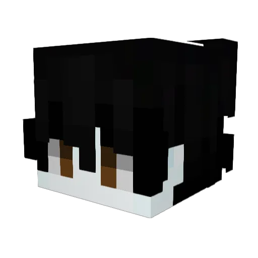 Souvenance Minecraft avatar head, 3D render