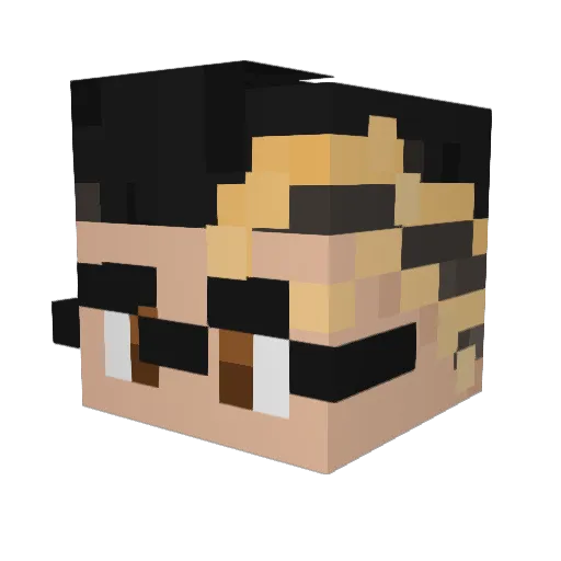 Soveignity Minecraft avatar head, 3D render